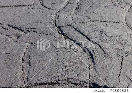 Texture of wet cracked ground as background Texture of wet cracked ground as background 70306388