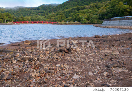 県立赤城公園 赤城大沼 初秋の風景 県立赤城公園 赤城大沼 初秋の風景 70307180