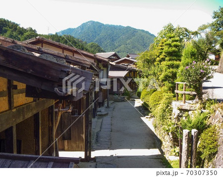 妻籠宿（長野県南木曽町）	 70307350