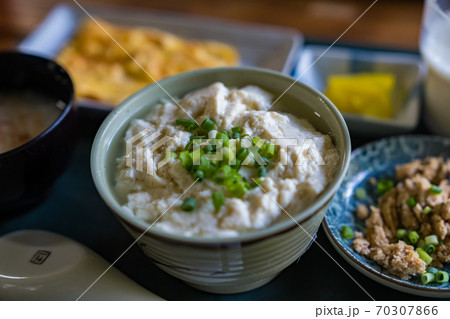 ゆし豆腐 石垣島の写真素材