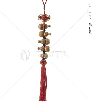 Chinese new year knot decoration on white 70310946
