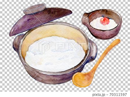 水彩插圖食品粥 水彩插圖食品粥 70311597