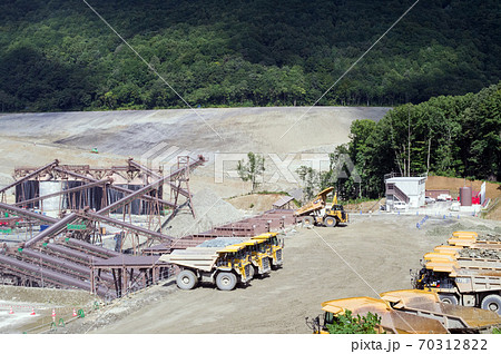 2020年9月ダム工事現場　秋田県 70312822