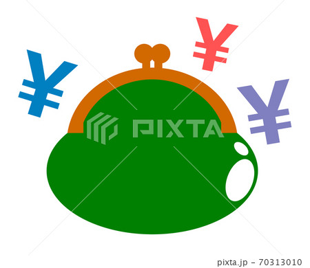 がま口財布のイラスト 70313010