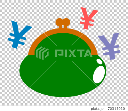 がま口財布のイラスト 70313010