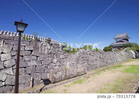 修復中の熊本城の西出丸(2020年9月) 修復中の熊本城の西出丸(2020年9月) 70313778