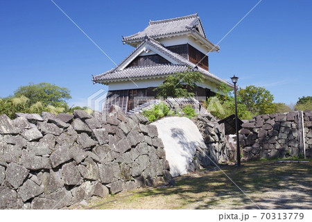 修復中の熊本城の西出丸(2020年9月) 修復中の熊本城の西出丸(2020年9月) 70313779