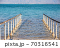 Beautiful coast of the Dead Sea . 70316541
