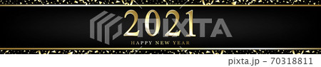 Golden numbers 2021s new year wishes - illustration Golden numbers 2021s new year wishes - illustration 70318811