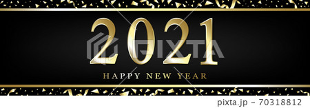 Golden numbers 2021s new year wishes - illustration Golden numbers 2021s new year wishes - illustration 70318812