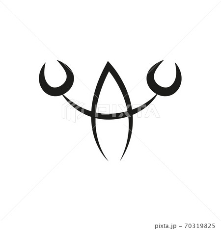 simple zodiac sign cancer horoscope isolated on white 70319825