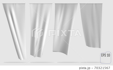 White clean Vertical waving template flag White clean Vertical waving template flag 70321567