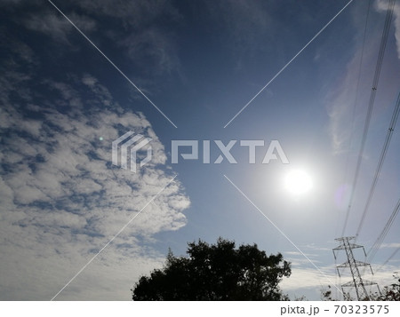 太陽に集まる龍雲 70323575