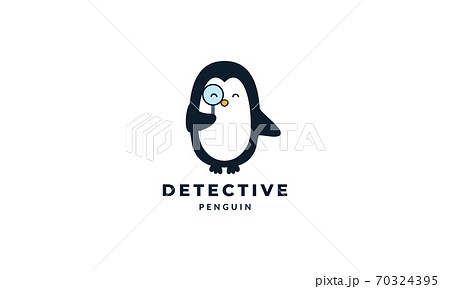 penguin as detective cute cartoon vector illustration design penguin as detective cute cartoon vector illustration design 70324395