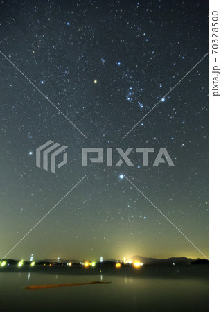 星景写真 瀬戸内の空に輝くオリオン座 星景写真 瀬戸内の空に輝くオリオン座 70328500