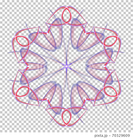 Beautiful hexagon (transparent PNG background) 2021010_010 70329609