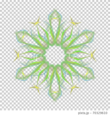 Beautiful hexagon (transparent PNG background) 2021010_008 70329610