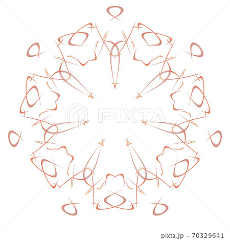 美しい七角形(背景透過PNG)　20201010_009 70329641