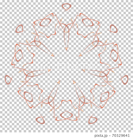 美しい七角形(背景透過PNG)　20201010_009 70329641