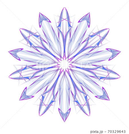 美しい七角形(背景透過PNG)　20201010_005 70329643