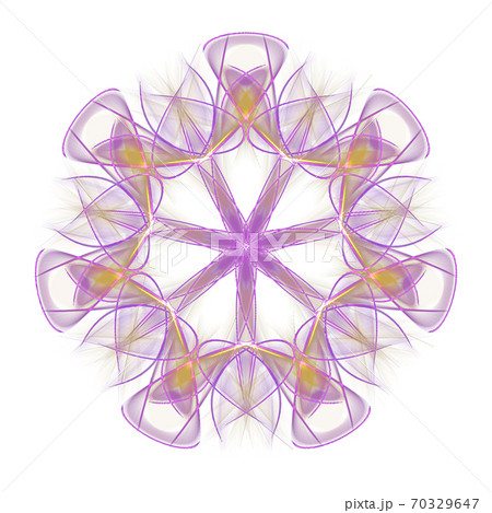 美しい七角形(背景透過PNG)　20201010_003 70329647