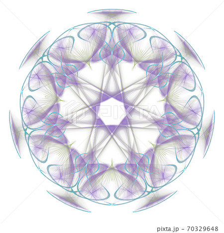 美しい七角形(背景透過PNG)　20201010_004 70329648