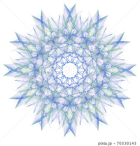 美しい十二角形(背景透過PNG)　20201011_003 70330143