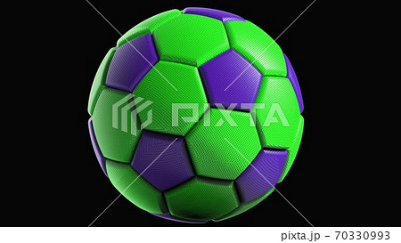サッカーボールの3Dイラスト 70330993