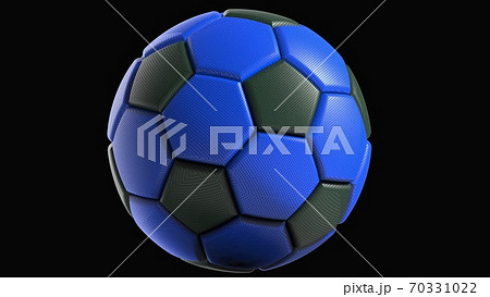 サッカーボールの3Dイラスト 70331022