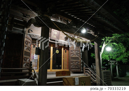 川崎市中原区、夜の日枝神社 川崎市中原区、夜の日枝神社 70333219