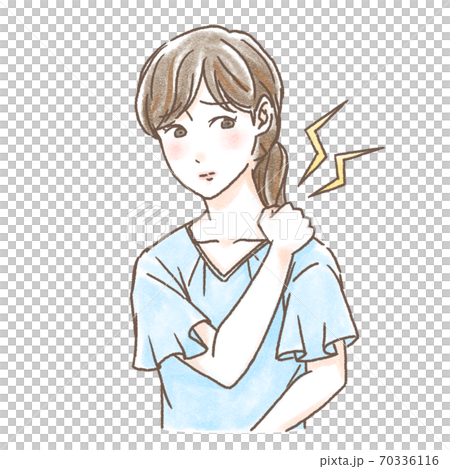 肩こり 女性 肩こり 女性 70336116