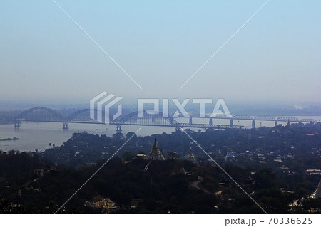 Myanmar Mawadi River landscape Myanmar Mawadi River landscape 70336625