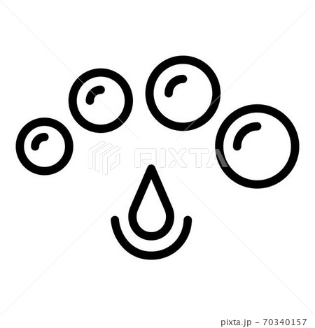 Best credit score icon, outline style 70340157