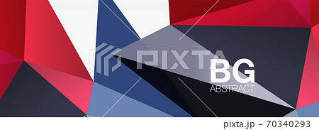 3d mosaic abstract backgrounds, low poly shape geometric design 70340293