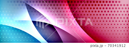 Fluid gradient neon color waves, vector abstract background Fluid gradient neon color waves, vector abstract background 70341912