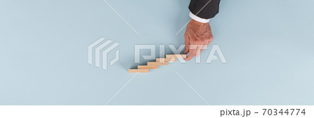 Conceptual image of business start up and vision 70344774