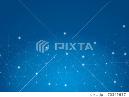 背景素材 青色ポリゴンのイラスト素材