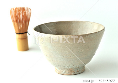 伯耆萩手井戸茶碗と茶筅 伯耆萩手井戸茶碗と茶筅 70345977