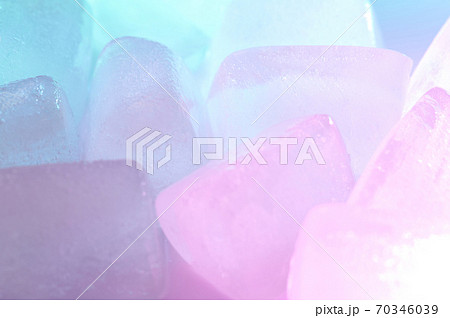 Shiny colorful ice cubes background Shiny colorful ice cubes background 70346039