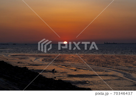 風景 海 仁川 70346437