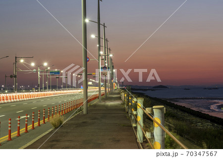 風景 海 始興市 70347567