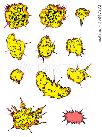 爆発のイラスト素材のイラスト素材