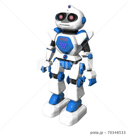 最先端　多機能　多用途　自立歩行型　ロボット 70348533