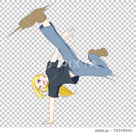 Breakdancing Naruto Dance Manga Hinata Hyuga, naruto, hand, manga, orange  png | PNGWing