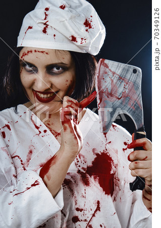 bloody woman doctor bloody woman doctor 70349126