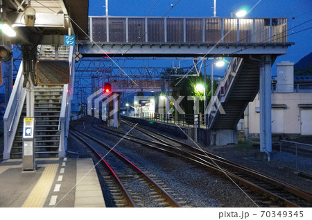 駅ホームからの景色 駅ホームからの景色 70349345
