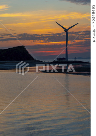 安山市 風力発電所 海 70349495
