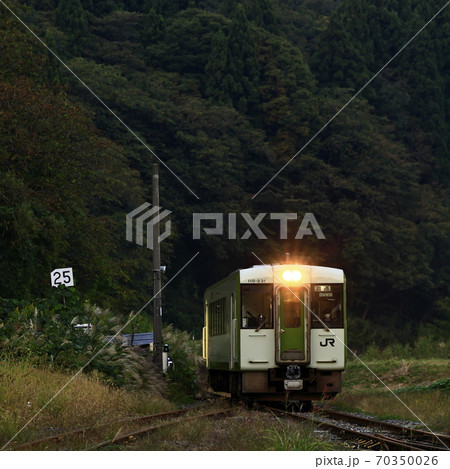 秋の飯山線 70350026