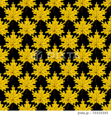 Yellow golden maple leaves seamless pattern.autumn Yellow golden maple leaves seamless pattern.autumn 70350305