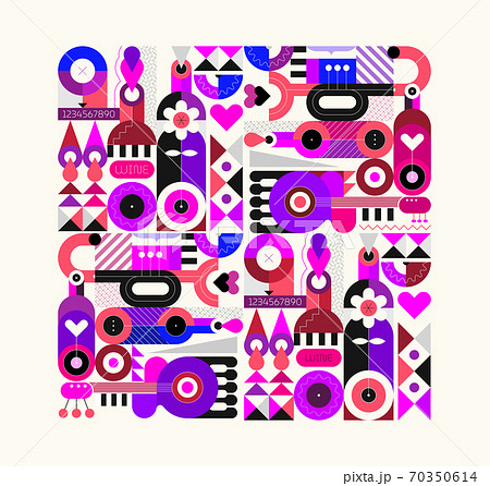 Abstract Art vector illustration 70350614